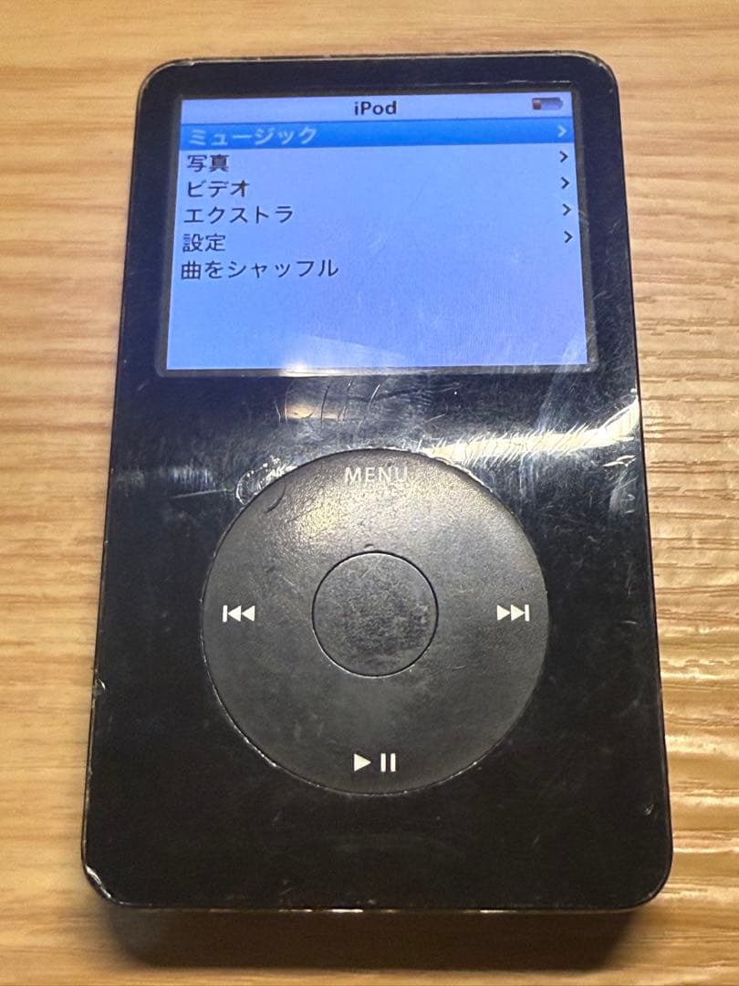 iPod Classic A1136 80GB 動作確認済み ケーブル付