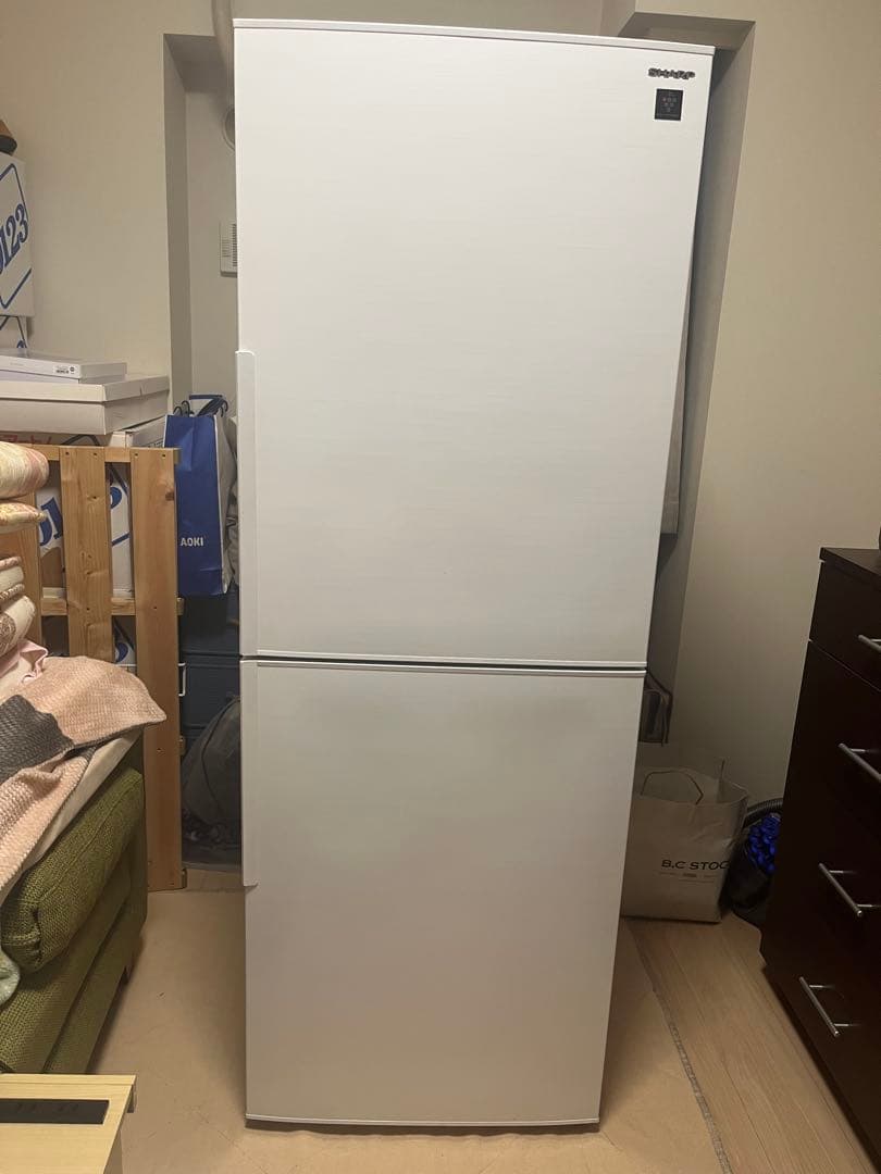 【美品】シャープ 冷蔵庫 ホワイト SJ-PD28G 2021年製
