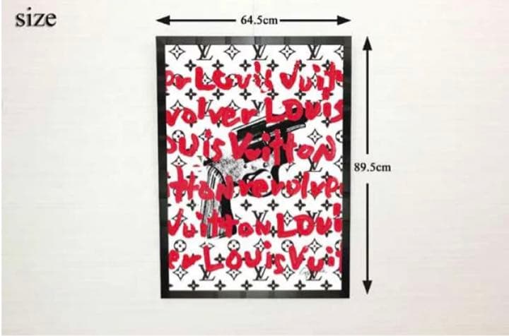 じ*い様 ブランドオマージュアート/クレイグ・ガルシア cgexq02 (ブラッ