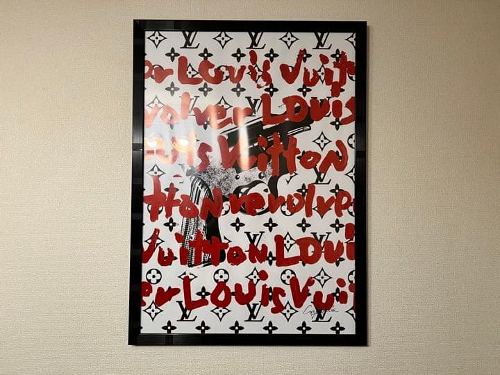 じ*い様 ブランドオマージュアート/クレイグ・ガルシア cgexq02 (ブラッ