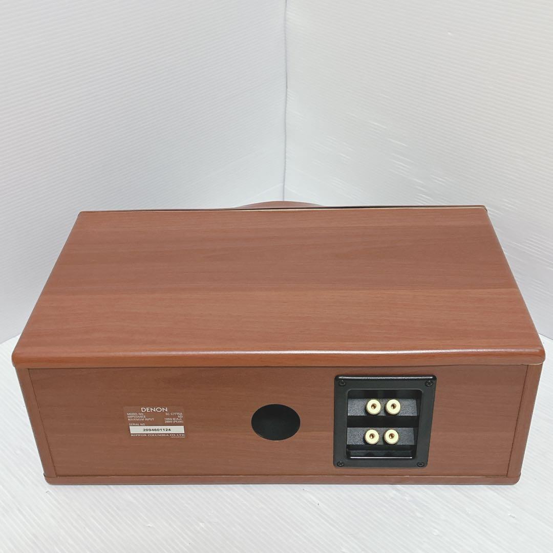 【動作OK】　DENON SC-C777SA センタースピーカー