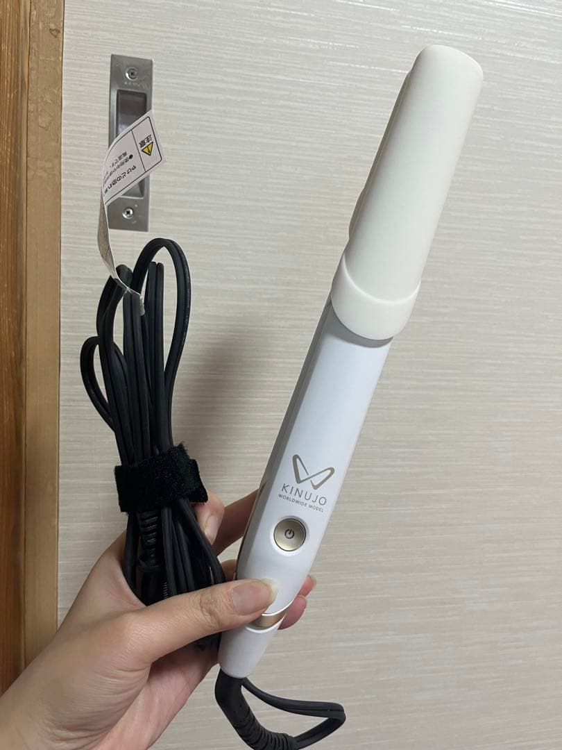 KINUJO W ストレートヘアアイロン ホワイト