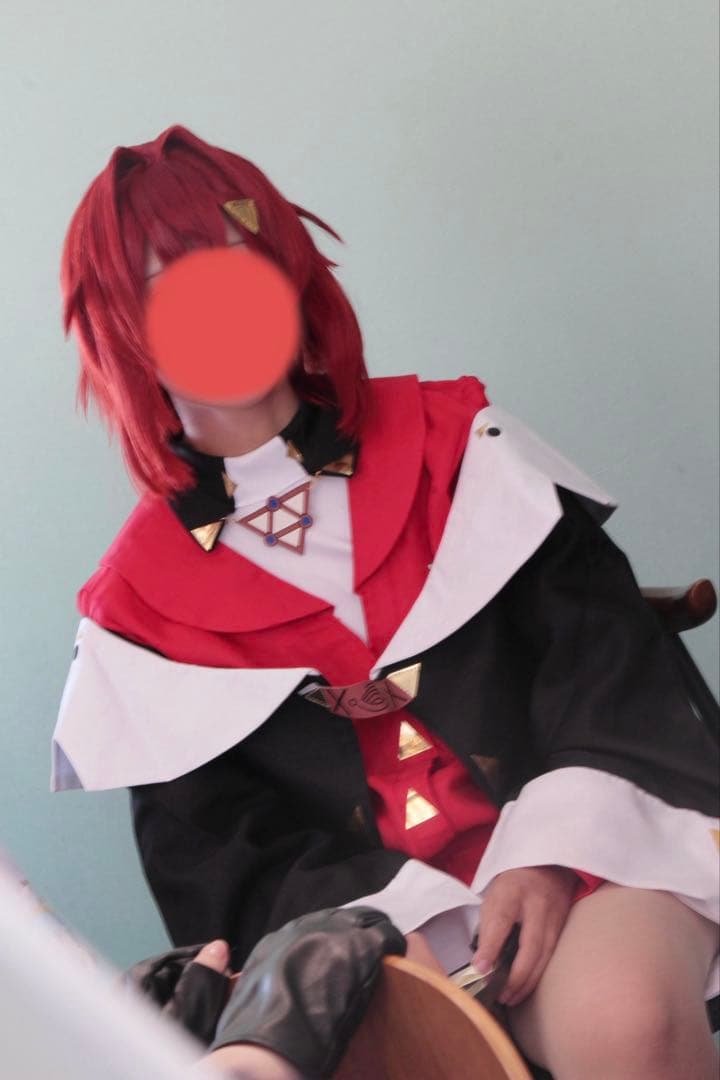 にじさんじアンジュカトリーナ赤黒コスプレ衣装とウィッグセット