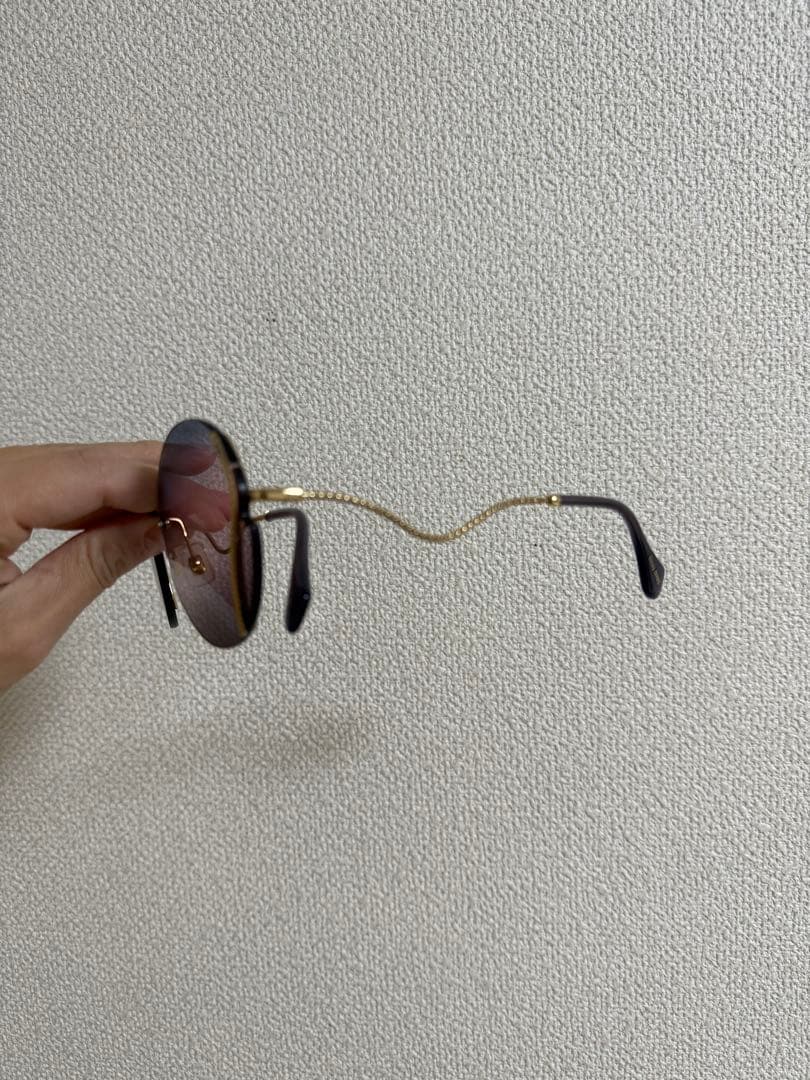 miu miu ピンク ベルベット 収納ケース