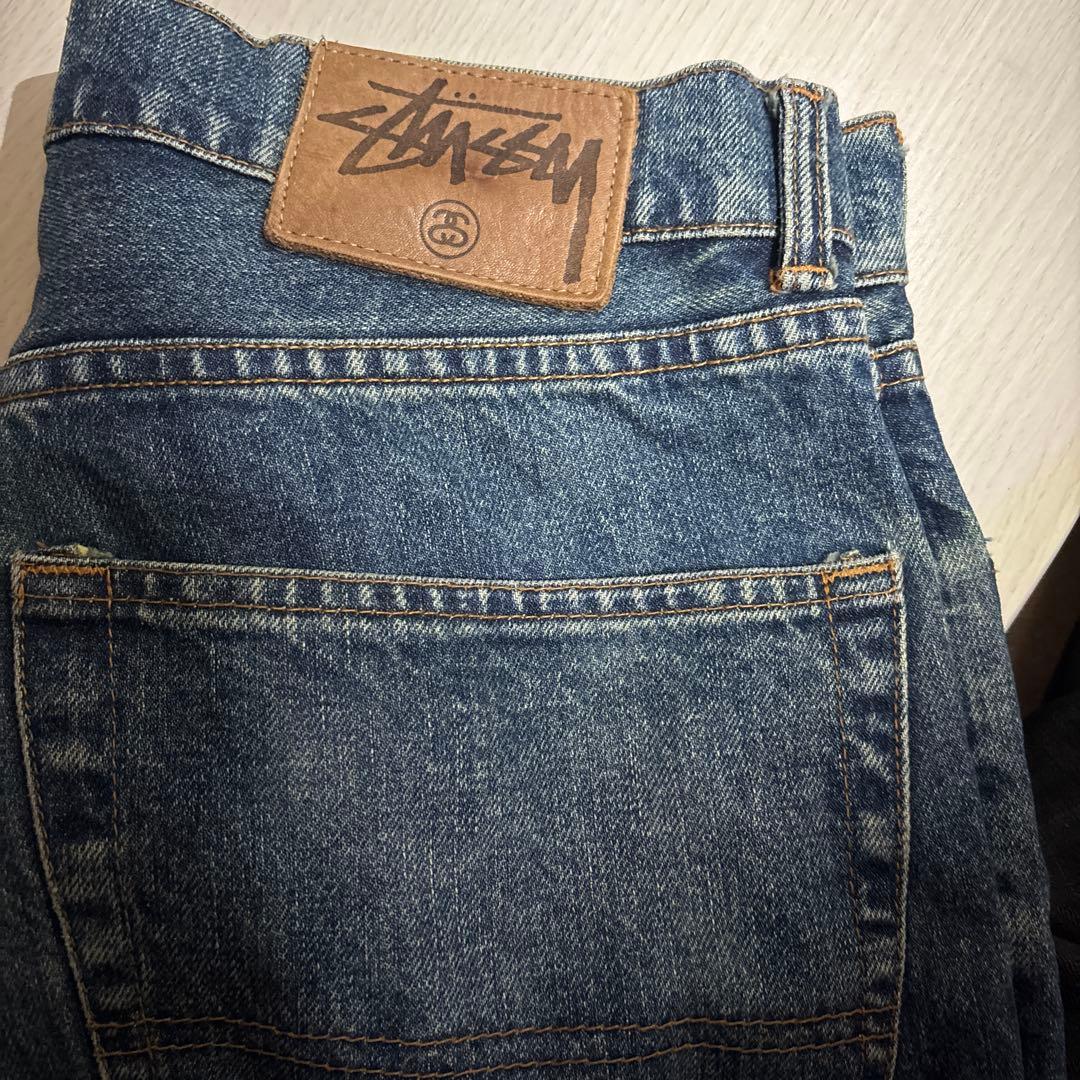 しゅう希少　90s OLD STUSSY 紺タグパンツ USA製 30