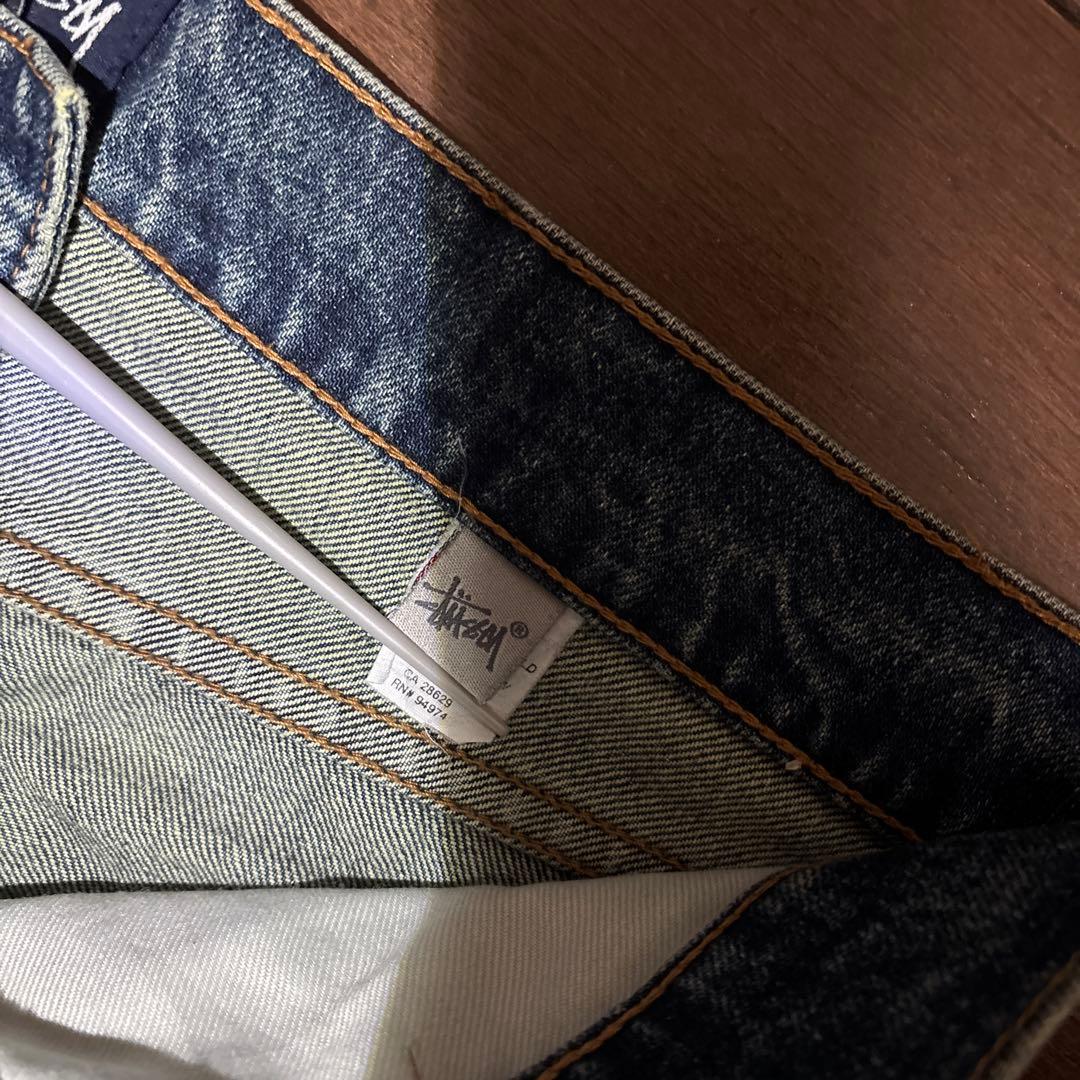 しゅう希少　90s OLD STUSSY 紺タグパンツ USA製 30