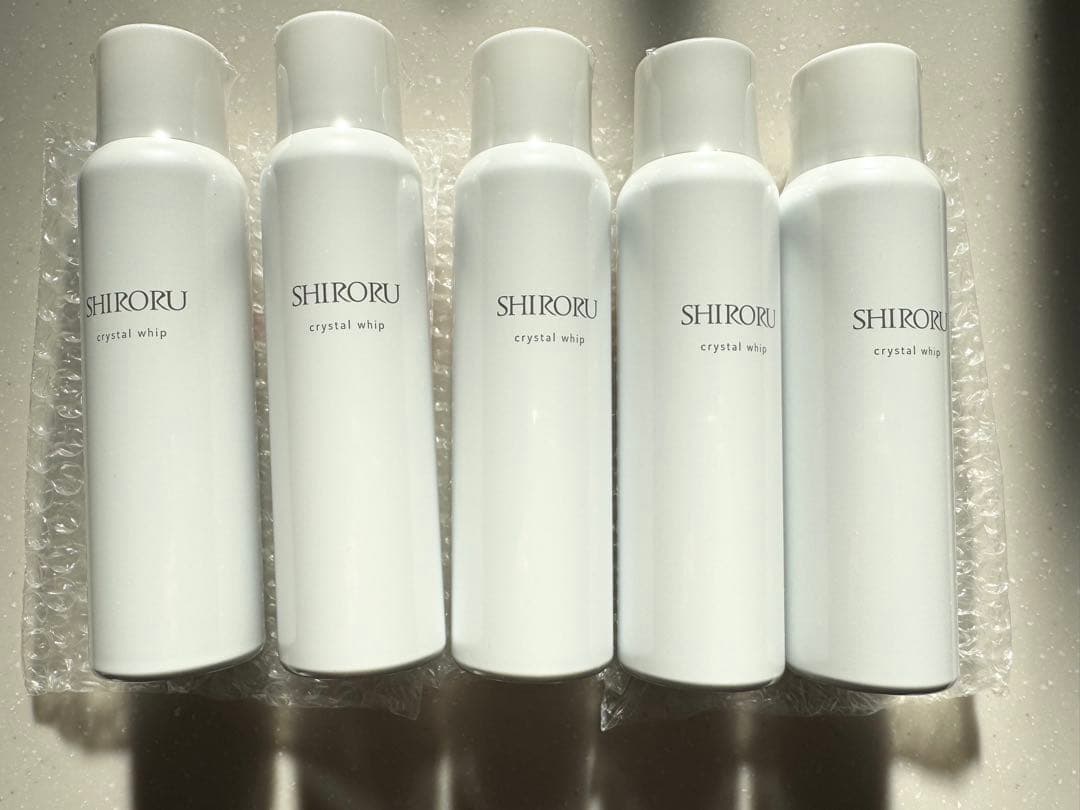 【新品未使用】 SHIRORU クリスタルホイップ洗顔料