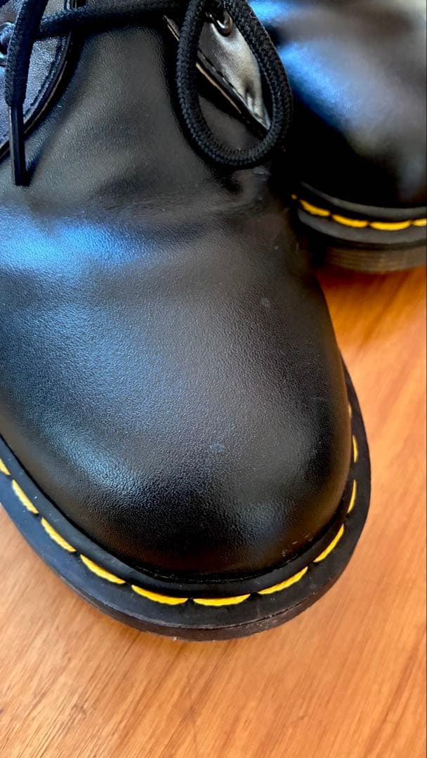 た*み様 ドクターマーチン　3ホール　イエローステッチ