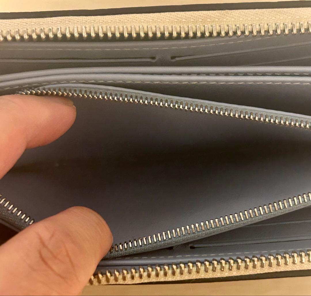 ニ*読様 ルイヴィトン ジッピーウォレット ブルーグラデーション マヒナ
