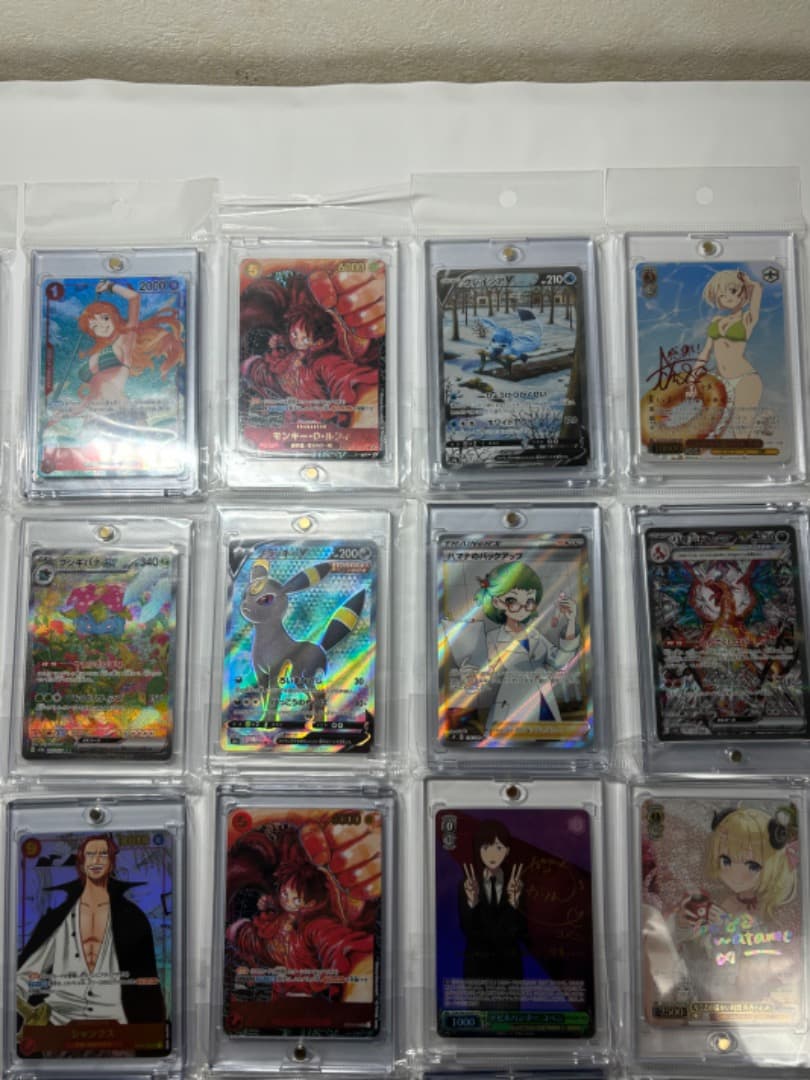 ワンピース、ポケモン、ホロライブ、リコリコ、チェンソーマンカードまとめ売り