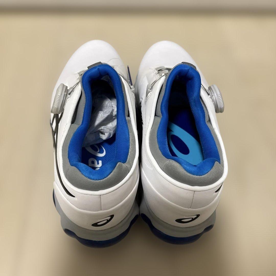 ASICS ゴルフシューズ ホワイト25センチ