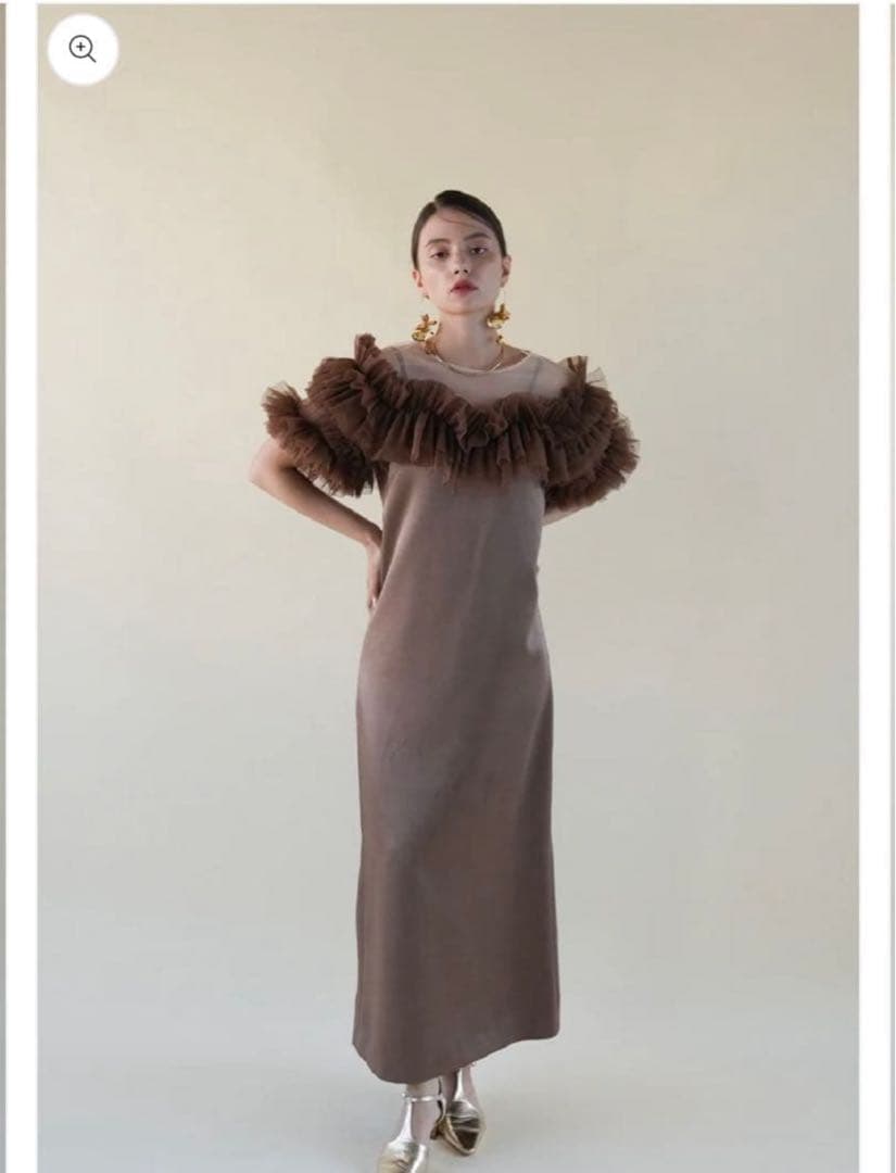 ワンピース ACKA volume tulle dress