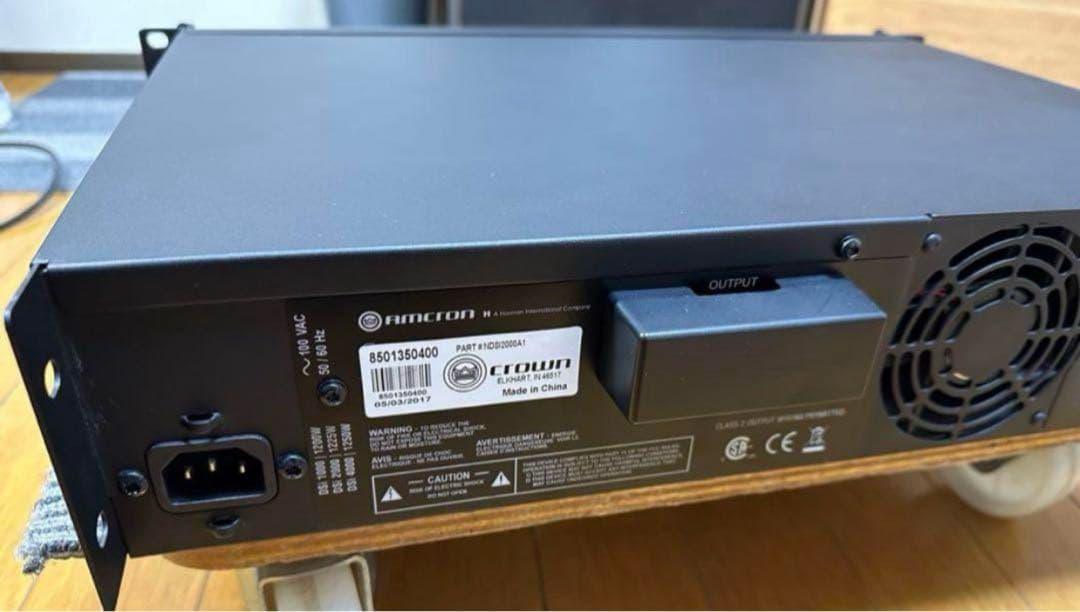 AMCRON DSi2000 アンプ 本体 保護ケースつけ 値下げ中