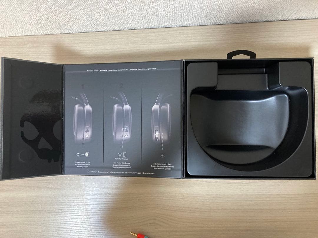 Skullcandy 新モデル ワイヤレスヘッドホン ブラック　超美品❗️値下げ！