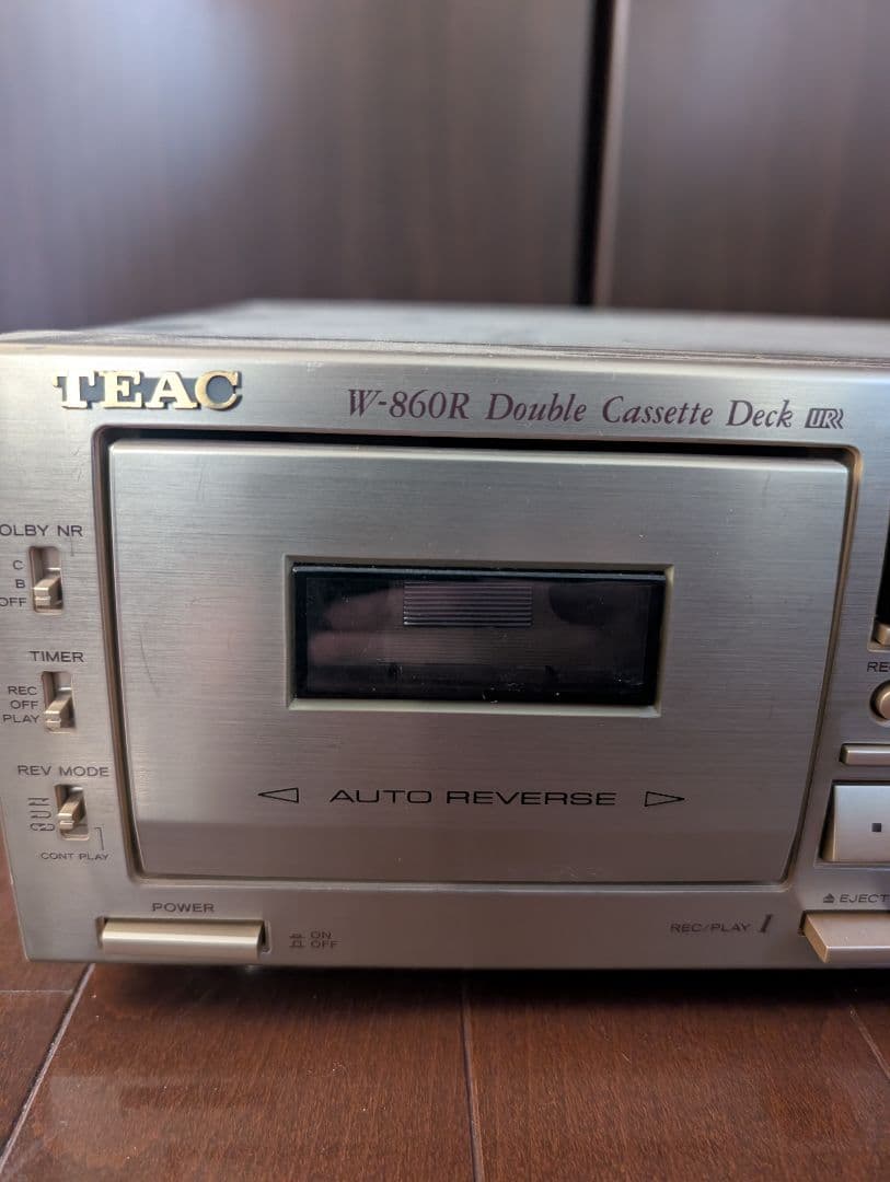 TEAC W-860R ダブルカセットデッキ 美品