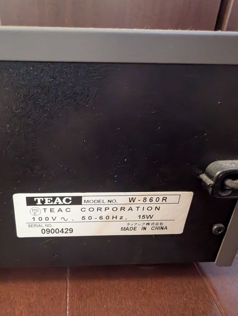 TEAC W-860R ダブルカセットデッキ 美品
