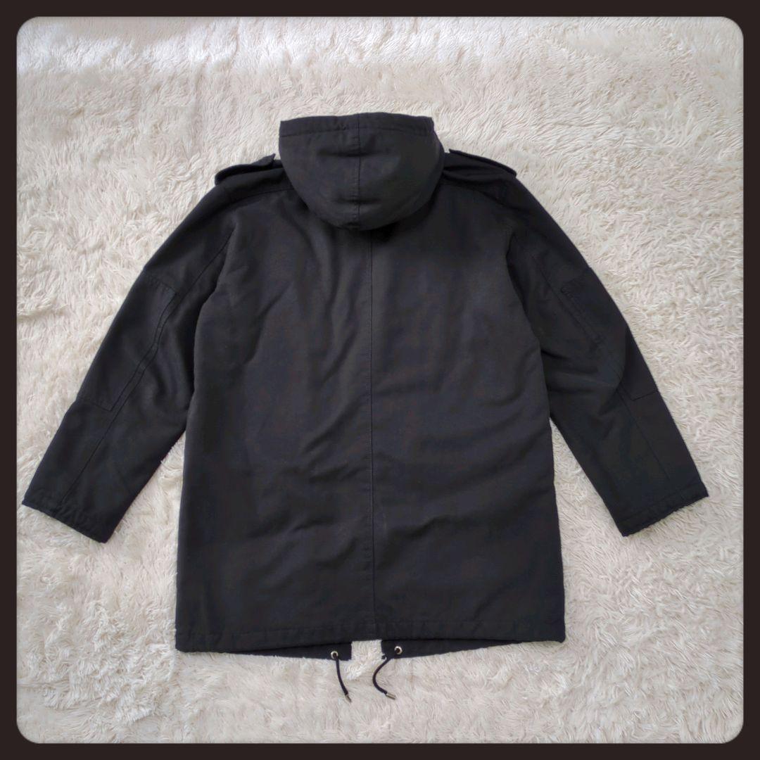 【入手困難・美品】ドルチェ&ガッバーナ☆モッズコート ジャケット フーデッド 黒