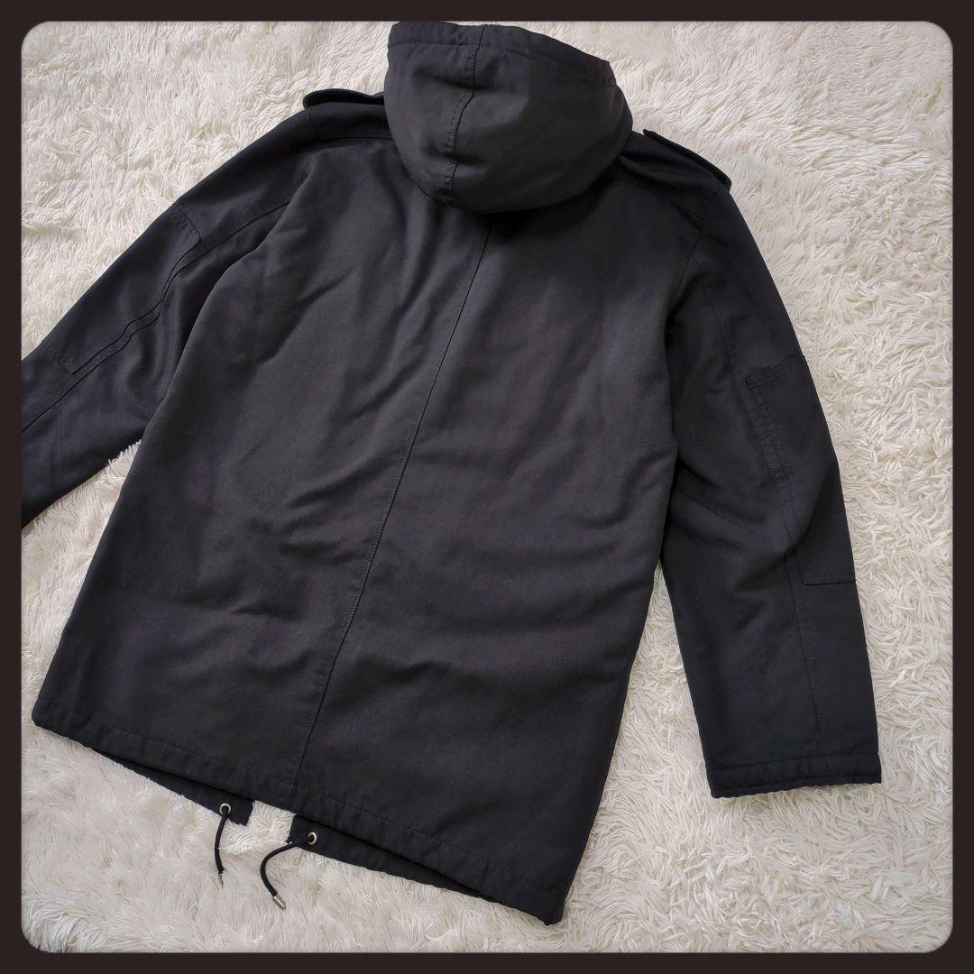 【入手困難・美品】ドルチェ&ガッバーナ☆モッズコート ジャケット フーデッド 黒