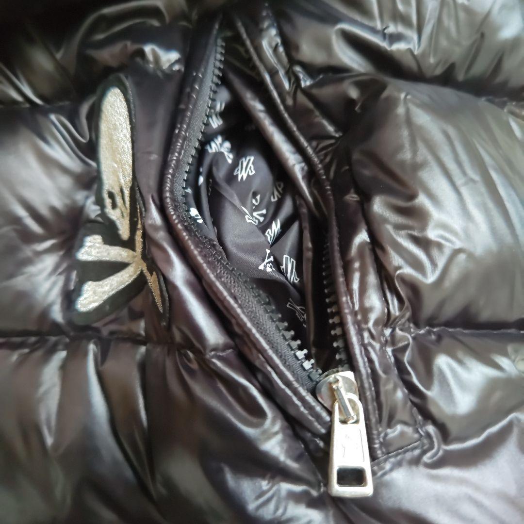 ワッペンブラックダウンジャケット