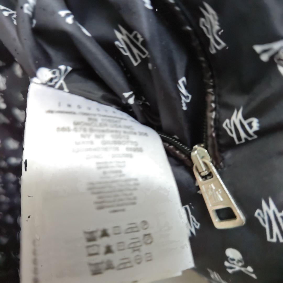 ワッペンブラックダウンジャケット