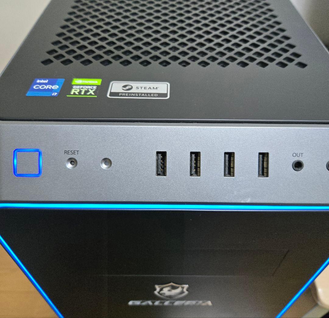 高性能 GALLERIA ゲーミングpc RTX3060Ti モンハンワイルズ