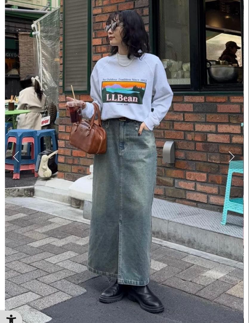 LLBean エルエルビーン　スウェット　Birch トレーナー　M