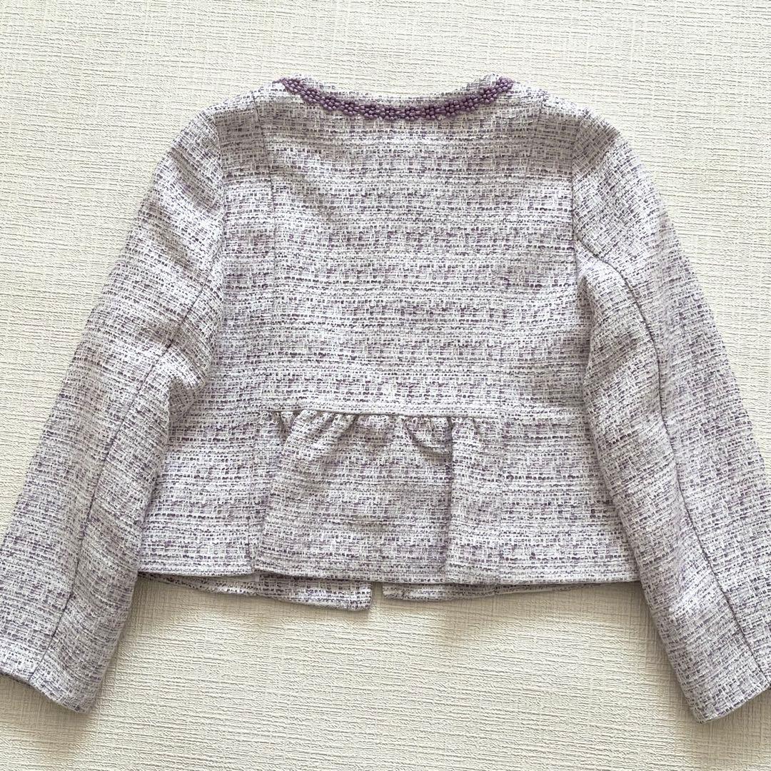 ANNASUI mini 120 フォーマル4点　パープル　リボン