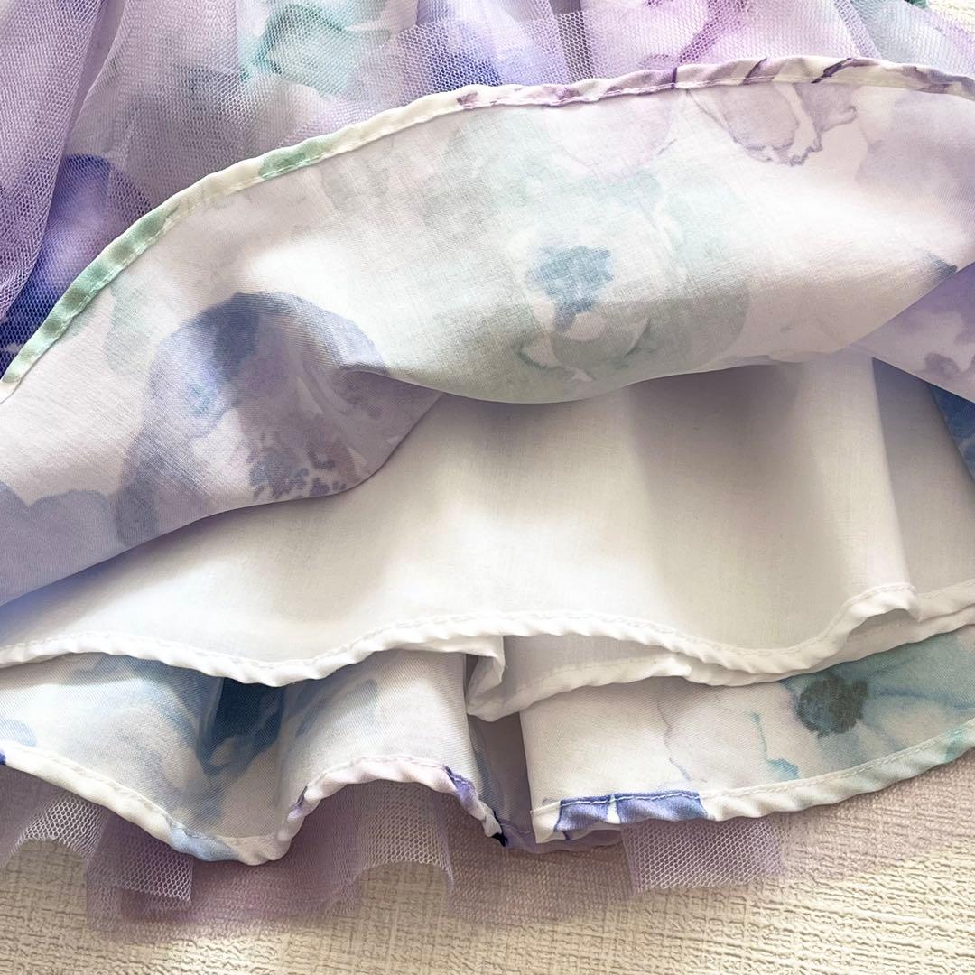 ANNASUI mini 120 フォーマル4点　パープル　リボン