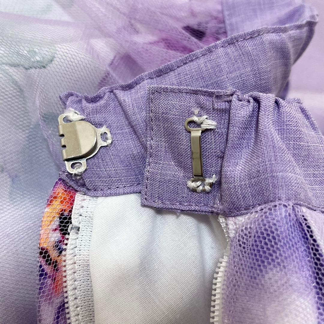 ANNASUI mini 120 フォーマル4点　パープル　リボン