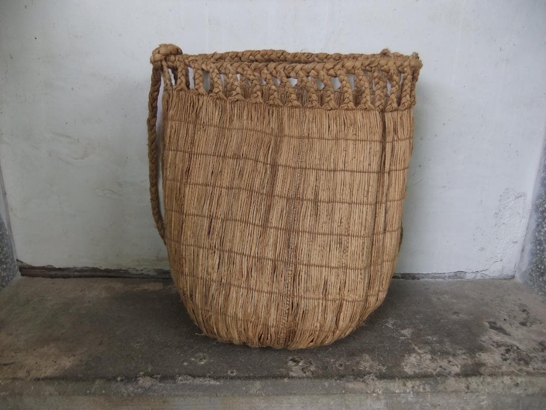 アイヌ民具　編み袋　サラニプ*2