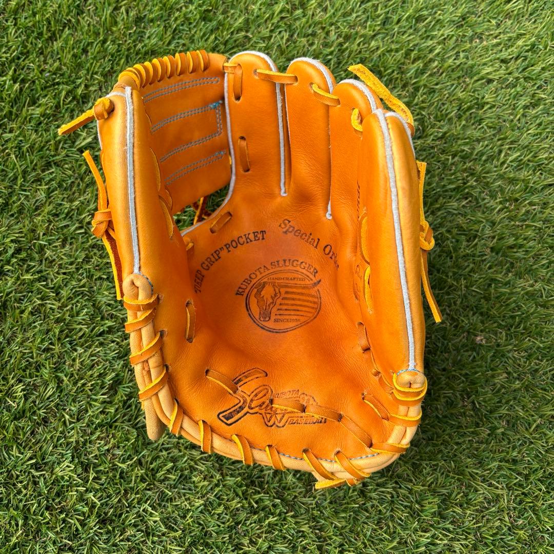 [カタログ外/非売品]広岡達朗 監修 久保田スラッガー トレーニンググラブ