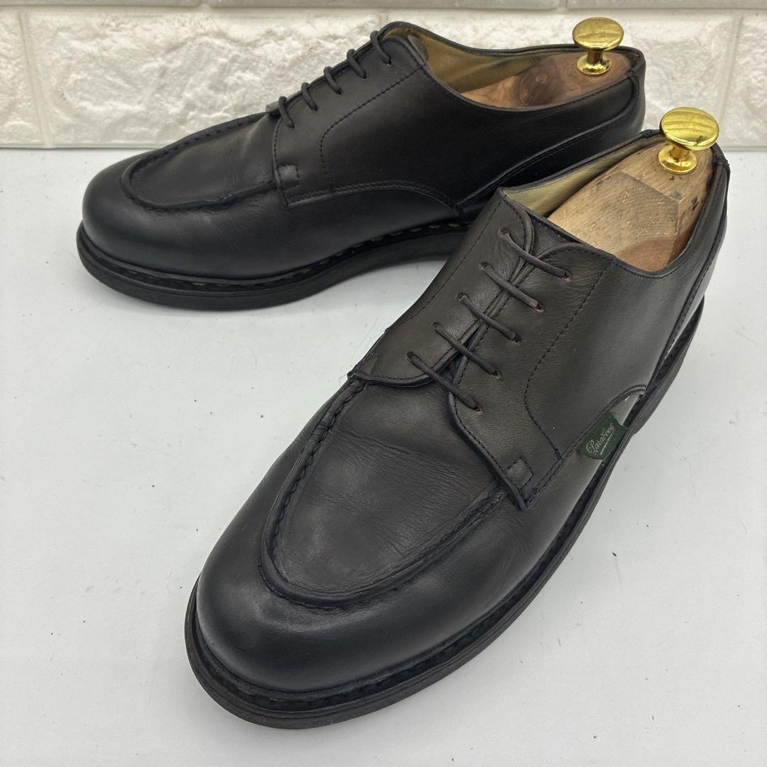 【良品】Paraboot パラブーツ シャンボード UK7 ブラック レザー