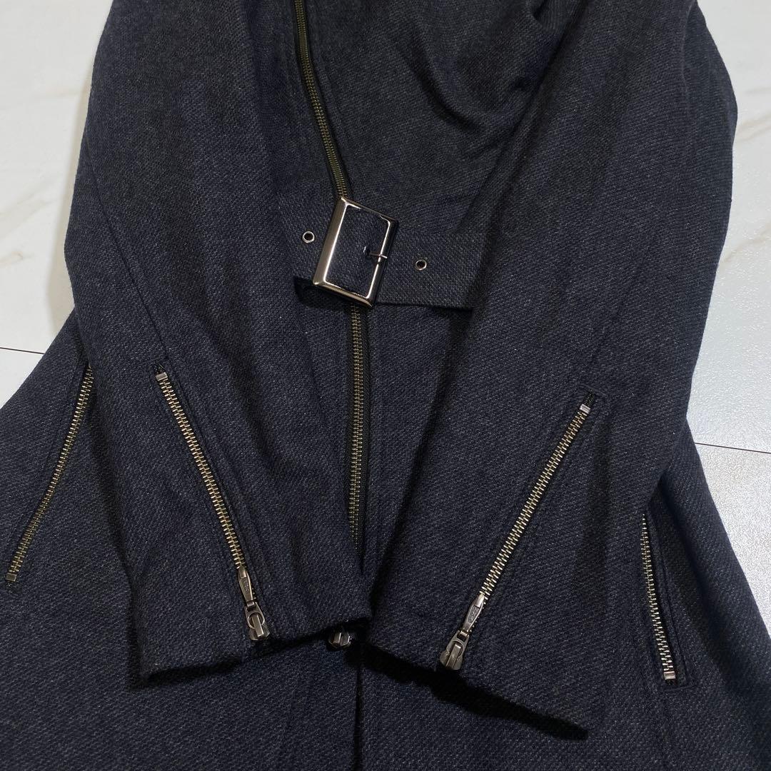 松坂桃李着用モデル⭐︎トルネードマート ウール ドレープコート ダブルジップ