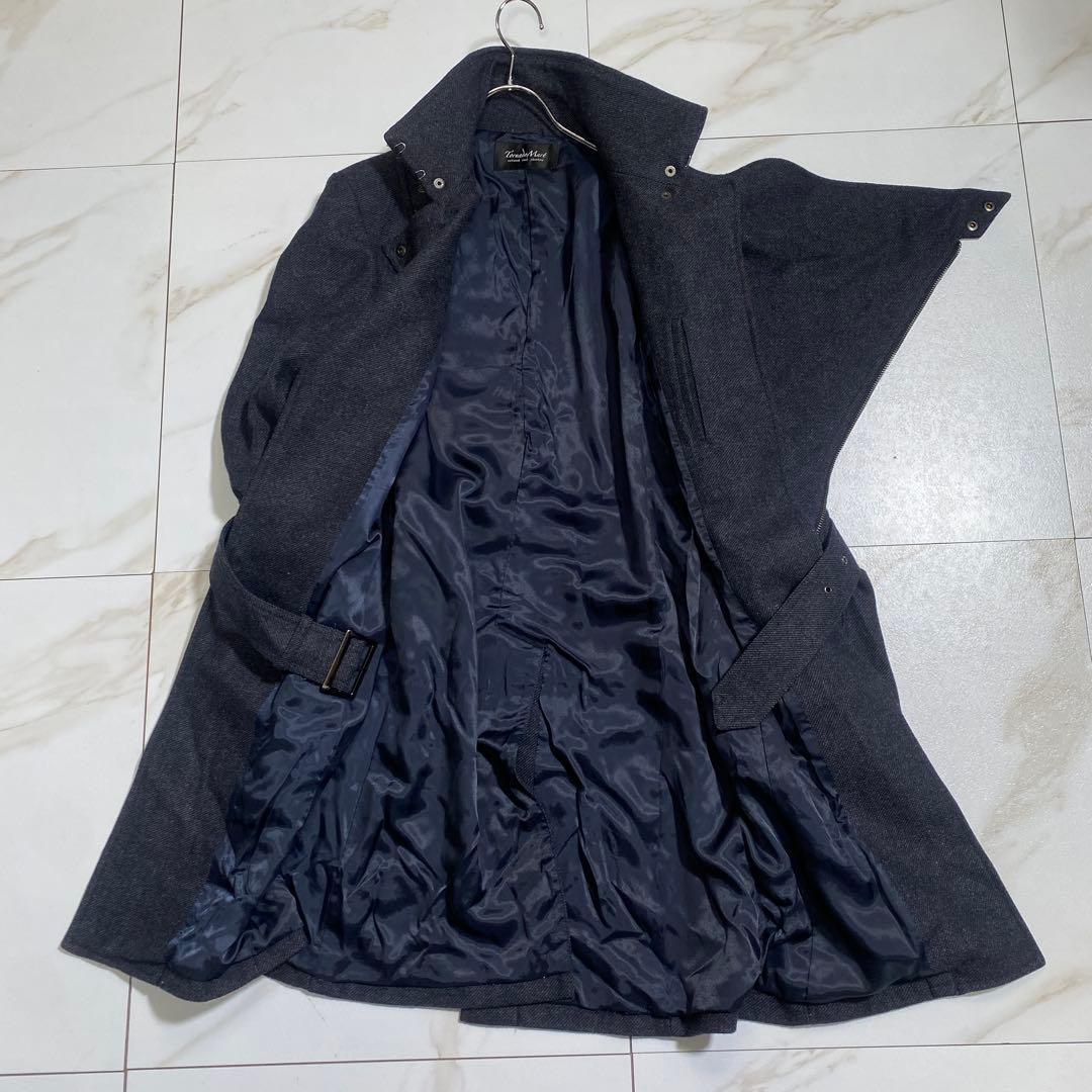 松坂桃李着用モデル⭐︎トルネードマート ウール ドレープコート ダブルジップ