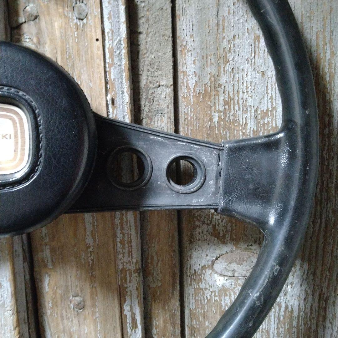 ◆スズキ ジムニー SJ30 純正ハンドル ステアリング 当時物