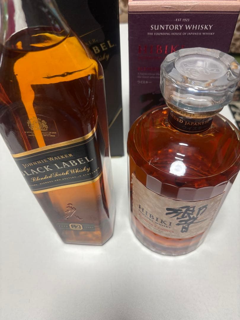 新品未開封　響　ブレンダーチョイス　ジョニーウォーカー12年　2本セット