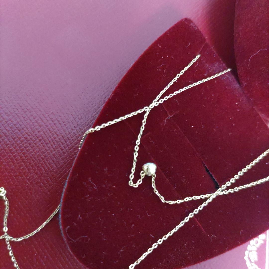 agete k18 ダイヤモンド　ネックレス