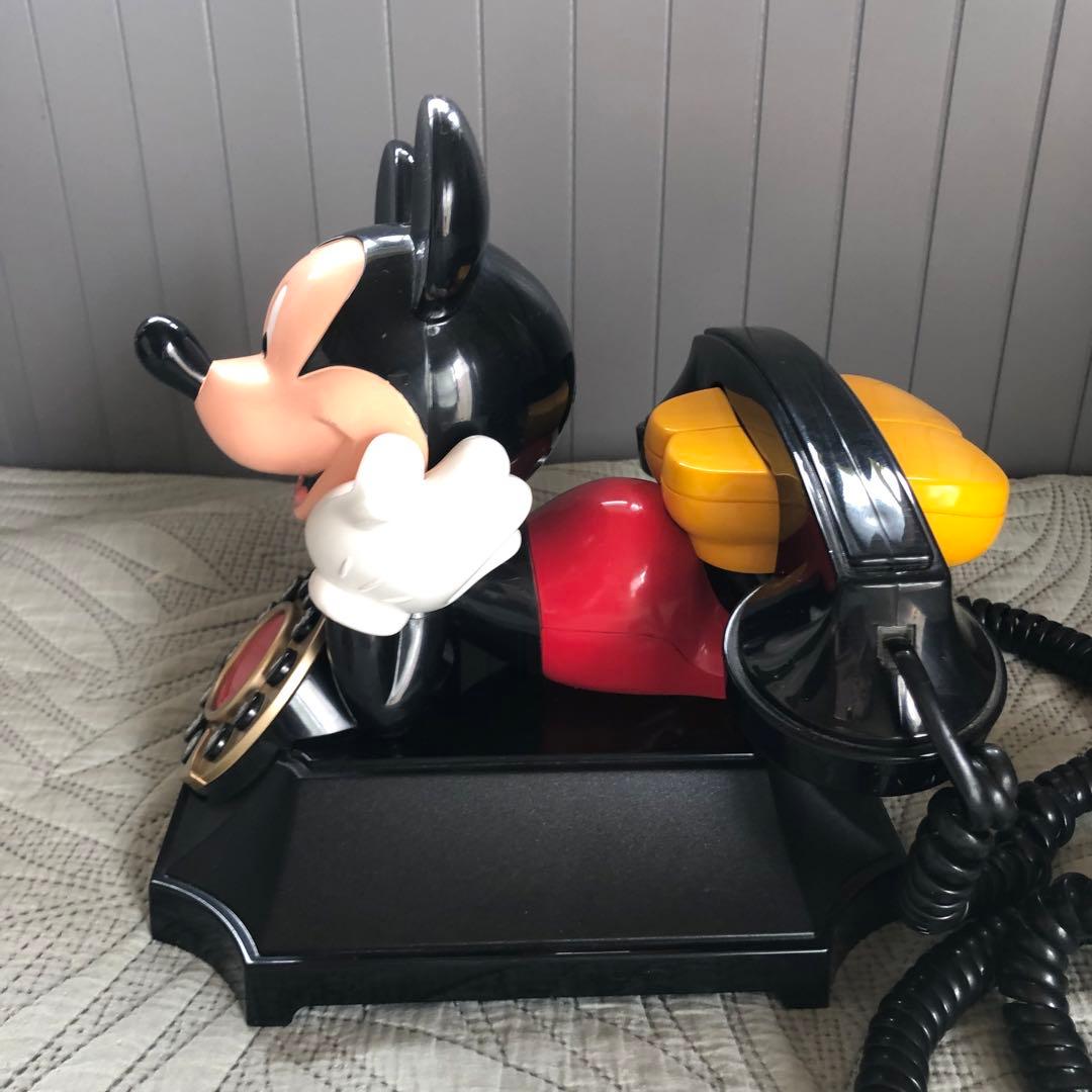 希少美品⭐️日本で使用可アメリカ限定ディズニーミッキーマウス電話機ビンテージ