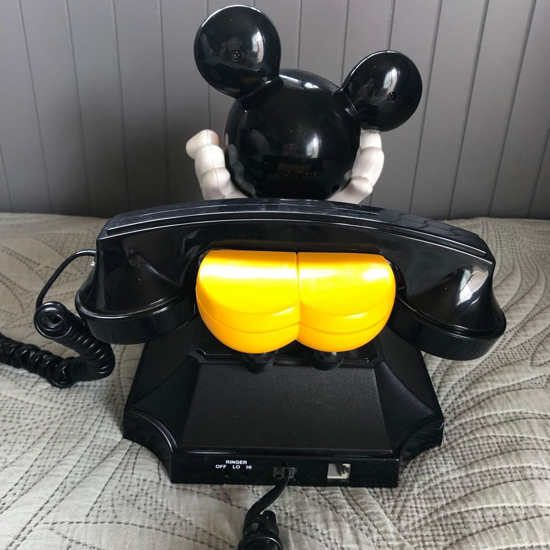 希少美品⭐️日本で使用可アメリカ限定ディズニーミッキーマウス電話機ビンテージ