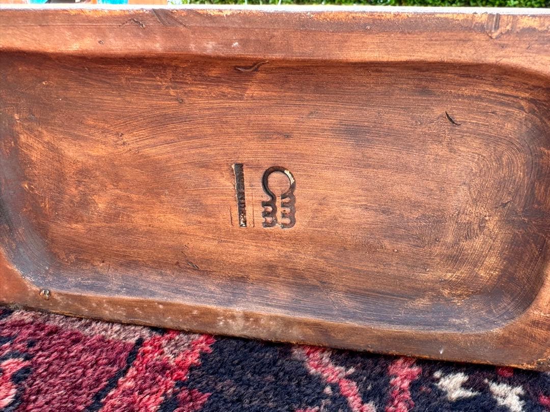 イタリア製 ターコイズブルー 陶器 馬 置物 ペア 地中海インテリア