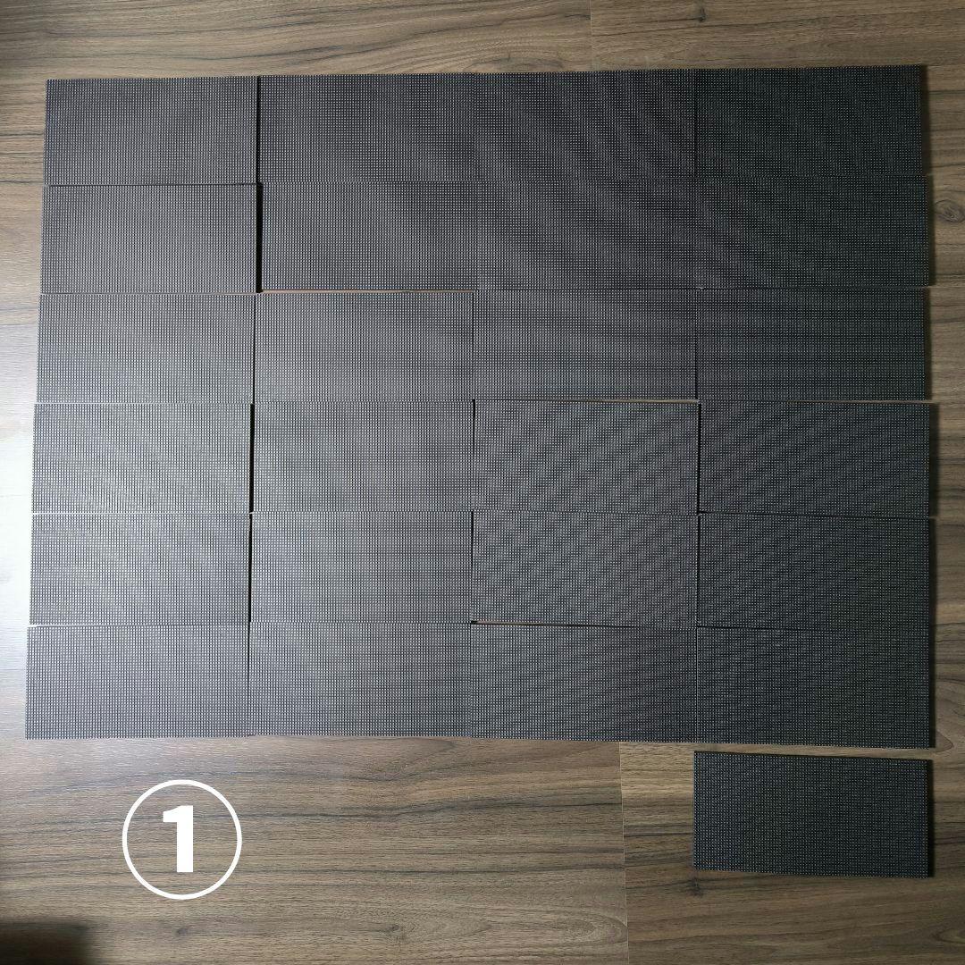 LED マトリクス パネル P3 80x40 RGB フレキシブル 25枚