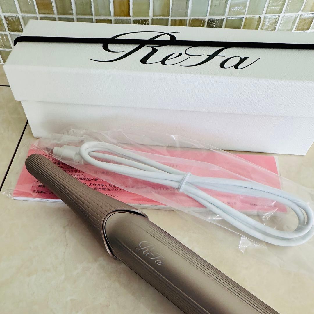 ReFa ミニ ストレートアイロン ST6 シャンパンゴールド リファフィンガー