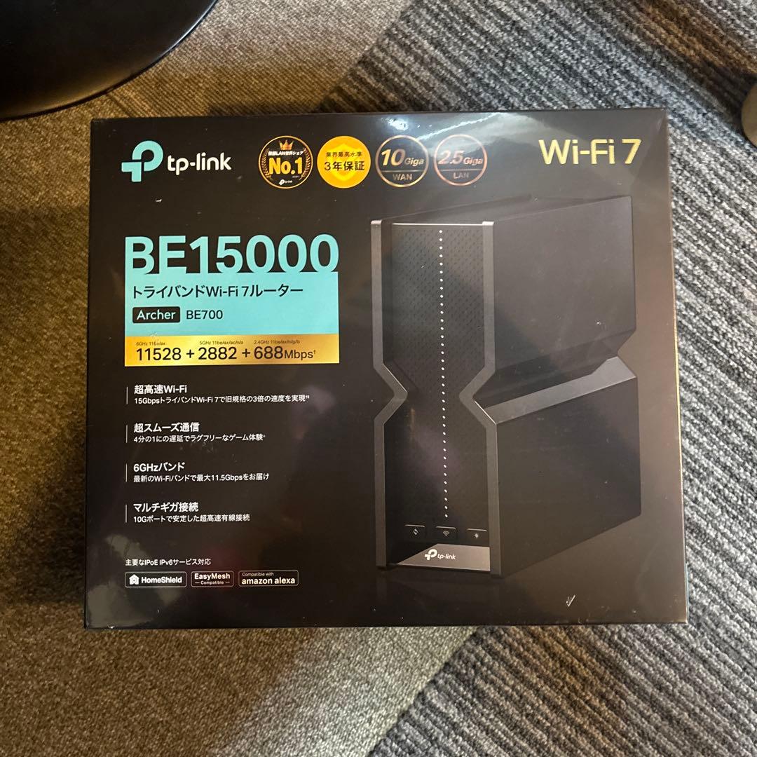 TP-Link Archer BE700 ルーターWiFi7 新品