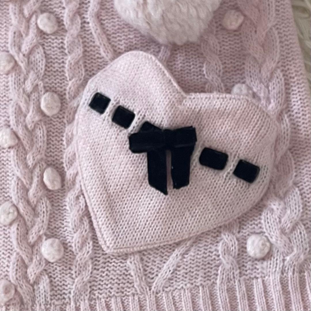 希少レア✨️TRALALA 平成ギャル 地雷系 ハートポケット ニットパーカー