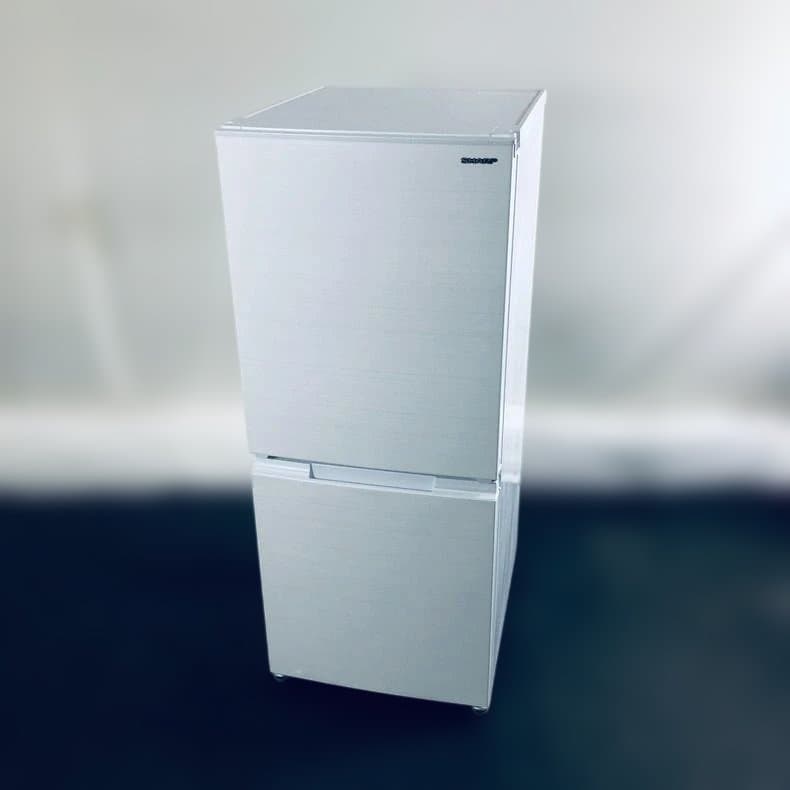 ★送料・設置無料★ 中古 2ドア冷蔵庫 シャープ (No.2884)