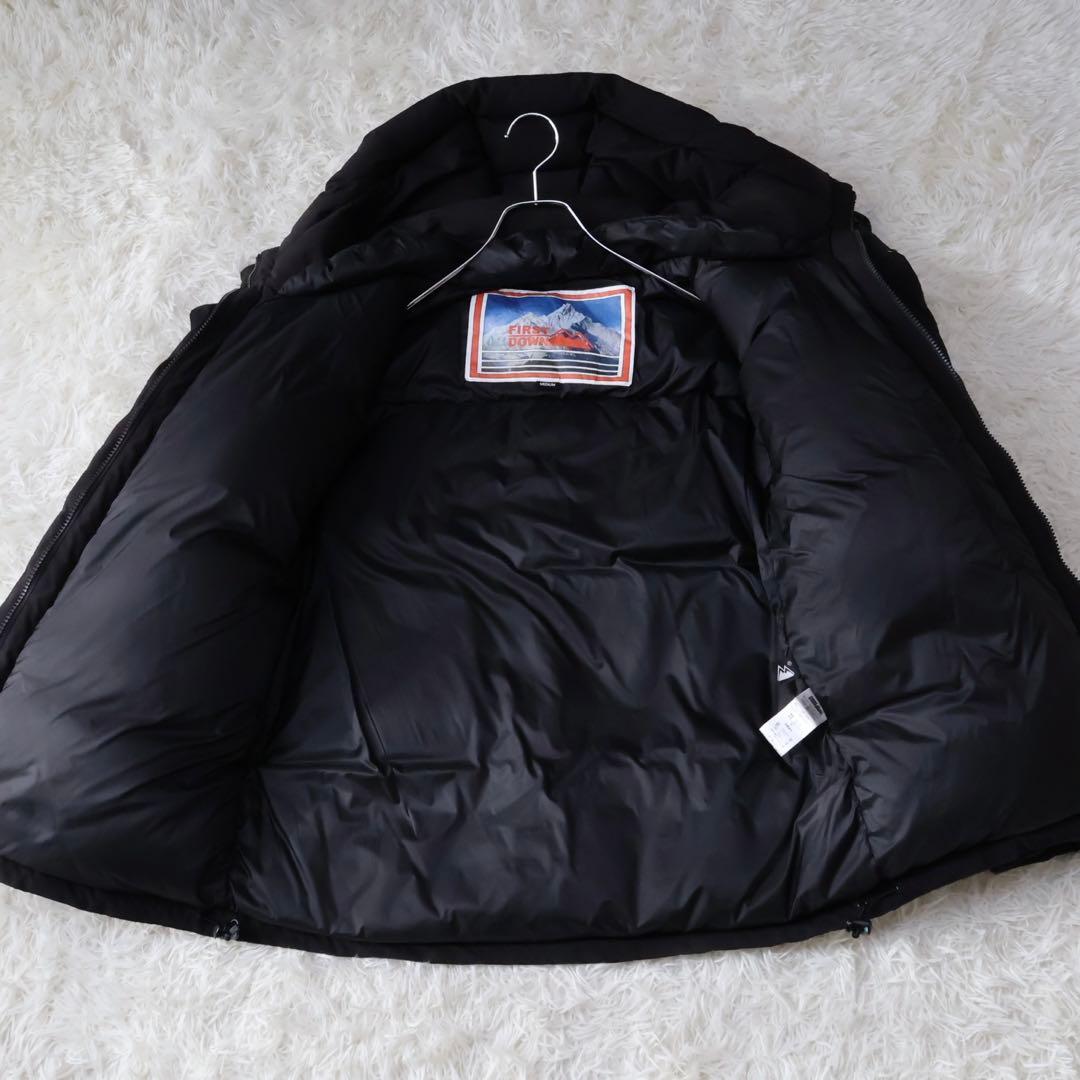 ファーストダウン　ダウンジャケット　ブラック