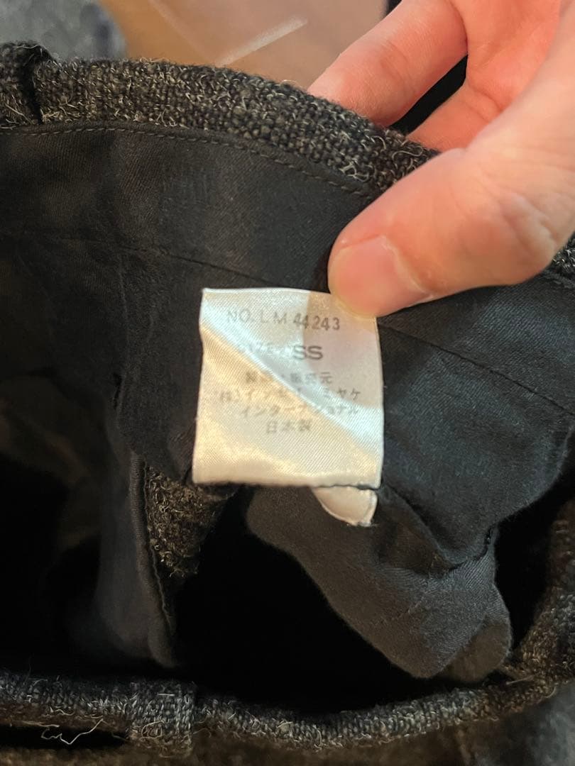 ISSEY MIYAKE MEN 筆タグ 80s イッセイミヤケ ウールパンツ