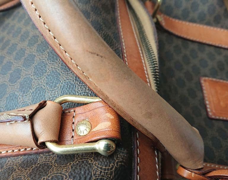 セリーヌ(CELINE)　ボストンバック　M13　ヴィンテージ マカダム柄