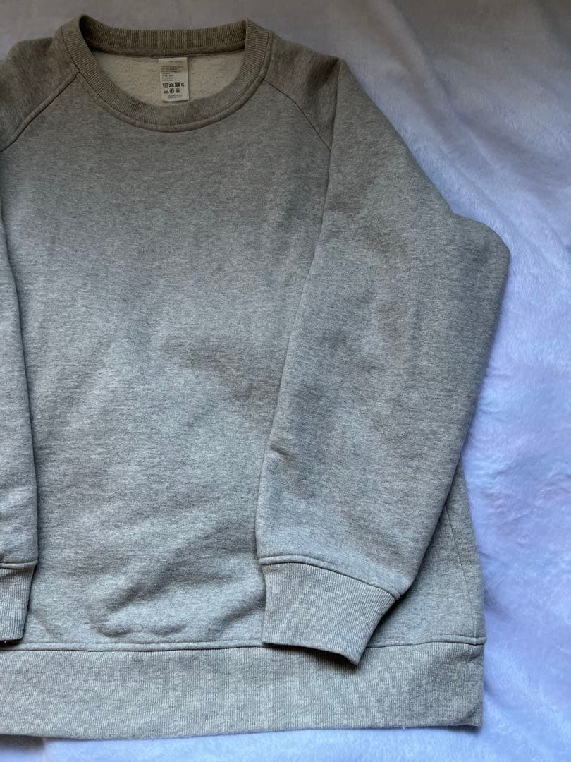 COMOLI コモリ コットン吊裏毛 クルーネック Y03-05002 グレー2