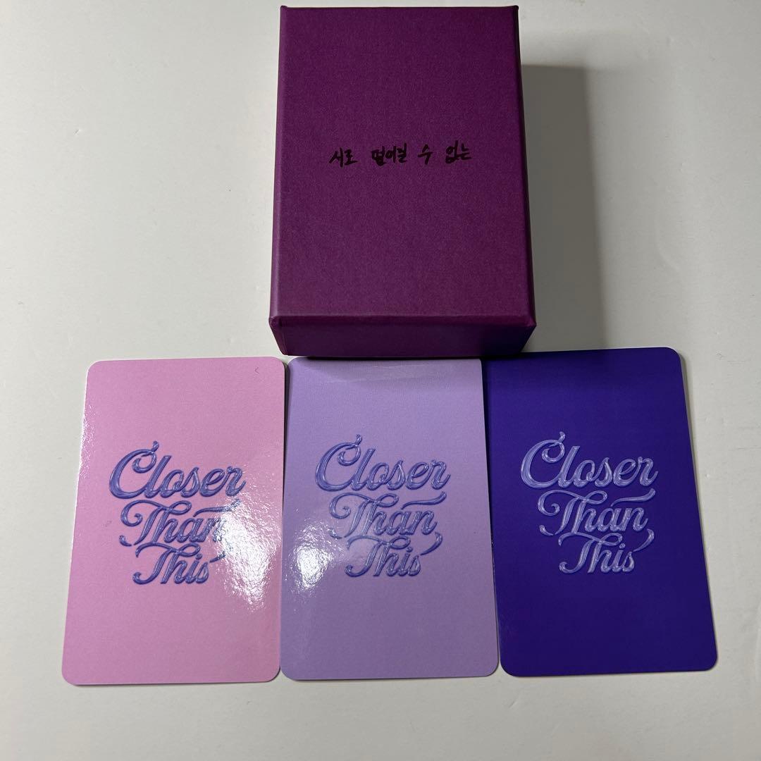 BTS ジミン Closer Than This 当選 トレカ